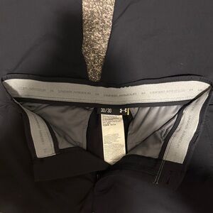 Under Armour Black and Gray Performance Pants